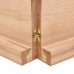 Tablero mesa madera roble tratada marrón claro 200x40x(2-6) cm