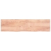 Tablero mesa madera roble tratada marrón claro 200x50x(2-4) cm