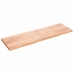 Tablero mesa madera roble tratada marrón claro 200x60x(2-6) cm