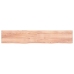 Tablero mesa madera roble tratada marrón claro 220x40x(2-6) cm