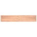 Tablero mesa madera roble tratada marrón claro 220x40x(2-6) cm