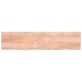 Tablero mesa madera roble tratada marrón claro 220x50x(2-4) cm