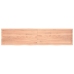 Tablero mesa madera roble tratada marrón claro 220x50x(2-4) cm