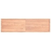 Tablero mesa madera roble tratada marrón claro 220x60x(2-6) cm