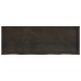 Tablero mesa madera roble tratada marrón oscuro 140x50x(2-6) cm