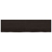 Tablero mesa madera roble tratada marrón oscuro 200x50x(2-4) cm