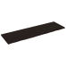 Tablero mesa madera roble tratada marrón oscuro 200x60x(2-4) cm