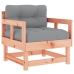Juego de muebles jardín 7 pzas y cojines madera abeto Douglas
