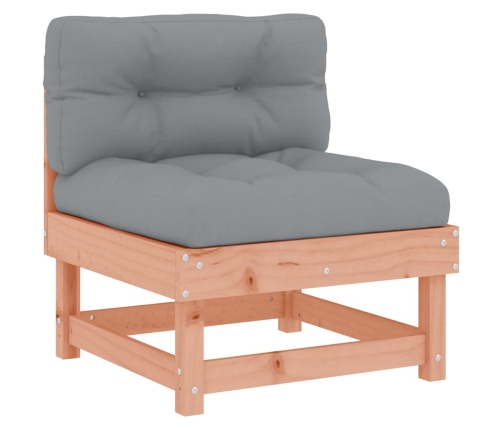 Juego de muebles jardín 6 pzas y cojines madera abeto Douglas