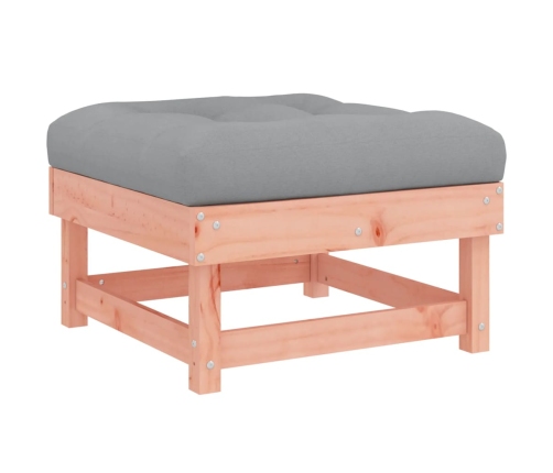 Juego de muebles jardín 6 pzas y cojines madera abeto Douglas