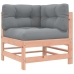 Juego de muebles jardín 6 pzas y cojines madera abeto Douglas