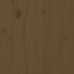 Juego muebles jardín 7 pzas y cojines madera maciza marrón miel