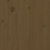 Juego muebles jardín 7 pzas y cojines madera maciza marrón miel