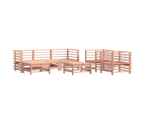 Juego de muebles de jardín 7 pzas madera maciza abeto Douglas