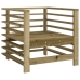 Juego de muebles de jardín 7 pzas madera de pino impregnada