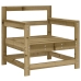 Juego de muebles de jardín 7 pzas madera de pino impregnada