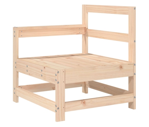 Juego de muebles de jardín 7 piezas madera maciza de pino