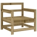 Juego de muebles de jardín 7 pzas madera de pino impregnada