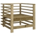Juego de muebles de jardín 7 pzas madera de pino impregnada