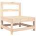 Juego de muebles de jardín 8 piezas madera maciza de pino