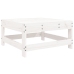 Juego de muebles de jardín 8 piezas madera maciza pino blanco
