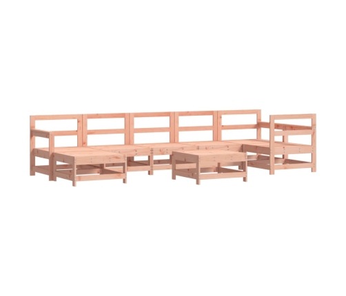 Juego de muebles de jardín 8 pzas madera maciza abeto Douglas