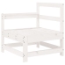 Juego de muebles de jardín 8 piezas madera maciza pino blanco