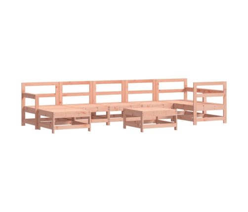 Juego de muebles de jardín 8 pzas madera maciza abeto Douglas
