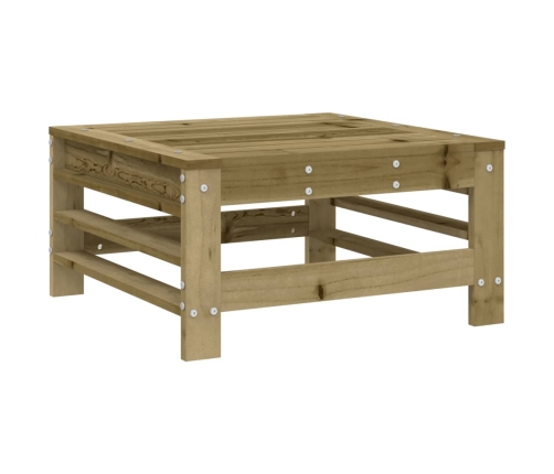 Juego de muebles de jardín 6 pzas madera de pino impregnada