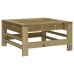 Juego de muebles de jardín 6 pzas madera de pino impregnada