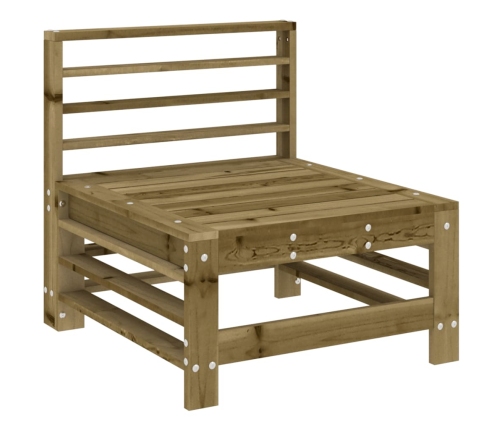 Juego de muebles de jardín 6 pzas madera de pino impregnada