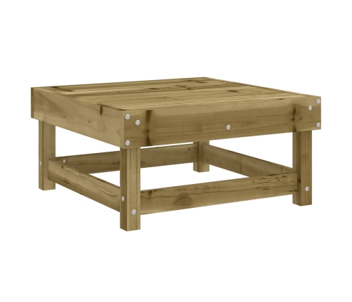 Juego de muebles de jardín 7 pzas madera de pino impregnada
