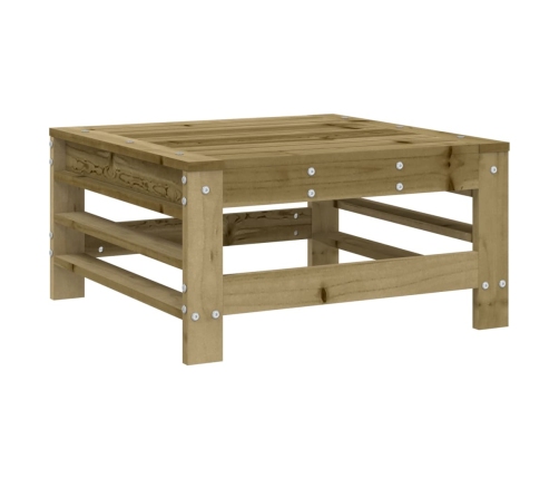 Juego de muebles de jardín 7 pzas madera de pino impregnada