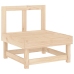 Juego de muebles de jardín 7 piezas madera maciza de pino