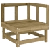 Juego de muebles de jardín 7 pzas madera de pino impregnada