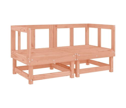 Juego de muebles de jardín 11 pzas madera maciza abeto Douglas