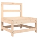 Juego de muebles de jardín 8 piezas madera maciza de pino