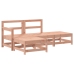 Juego de muebles de jardín 4 pzas madera maciza abeto Douglas
