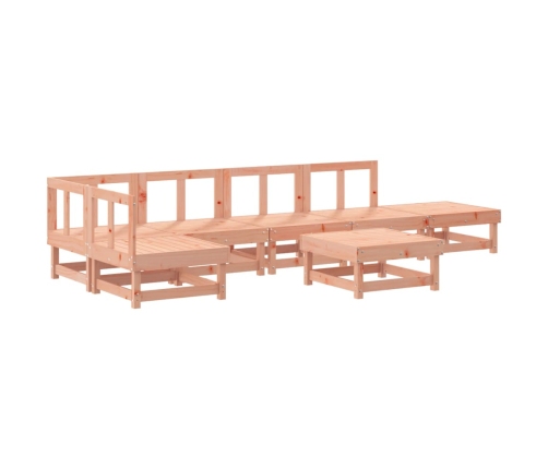 Juego de muebles de jardín 7 pzas madera maciza abeto Douglas