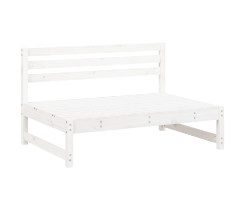 Juego de muebles de jardín 2 piezas madera maciza pino blanco