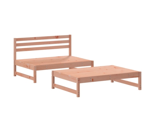 Juego de muebles de jardín 2 pzas madera maciza abeto Douglas
