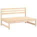 Juego de muebles de jardín 4 piezas madera maciza de pino