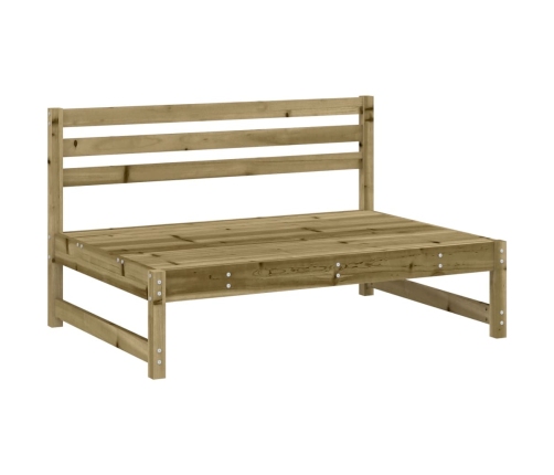 Juego de muebles de jardín 6 pzas madera de pino impregnada