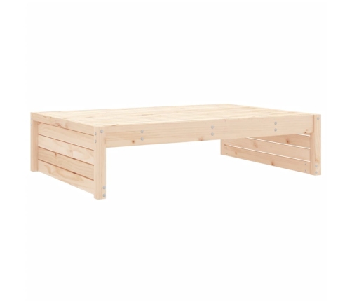Juego de muebles de jardín 4 piezas madera maciza de pino