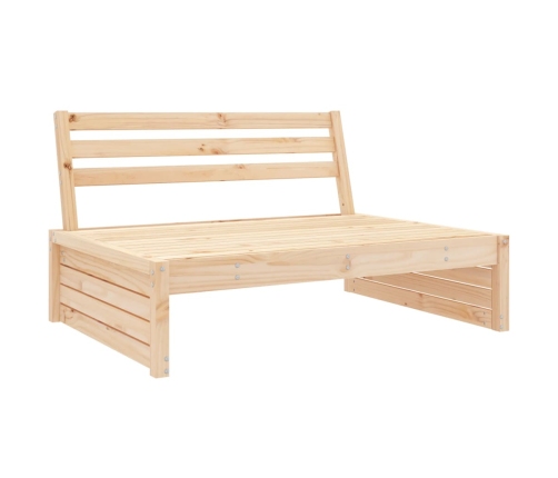 Juego de muebles de jardín 6 piezas madera maciza de pino