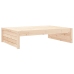Juego de muebles de jardín 6 piezas madera maciza de pino
