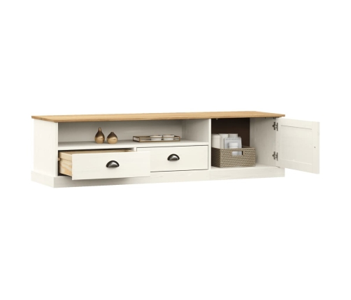 Mueble para TV VIGO madera maciza de pino blanco 156x40x40 cm