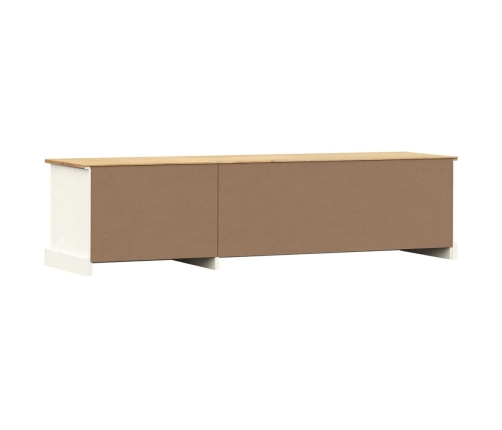 Mueble para TV VIGO madera maciza de pino blanco 156x40x40 cm