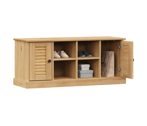 Banco zapatero VIGO madera maciza de pino 106x35x45 cm