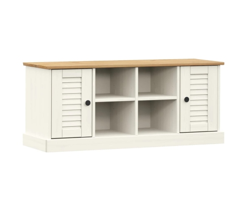 Banco zapatero VIGO madera maciza de pino blanco 106x35x45 cm